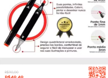 [Dê vida aos seus desenhos com o Kit com 80 Canetas de Duas Pontas para]